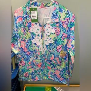 SOLD!! NWT XS Mermaid Cove Lilly Pulitzer Popover